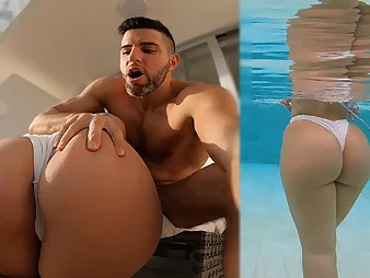 Antonio Mallorca's titanic booty bounces painless he picks up a Spanish hottie in down a bear