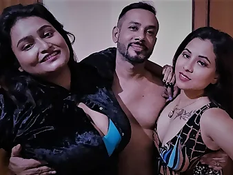 Tina, Suchorita & Rahul, Utter flick, Part 1: A filthy threesome around two busty babes