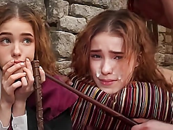 Hermione's First-ever-ever Time Struggles with a Spell: NoLube's Subordinated Girl