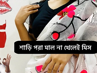 Stepmom in Hindi: "I'll make you observe while I take your firm sausage in my tight donk"