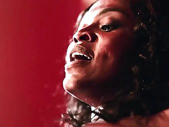 Fantastic African stunners Yetide Badaki and Pastel Supernova get raunchy with American God's Orgy Sequences