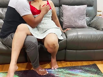 Stepdaughter-in-law Luved gets her Indian coochie stuffed with cum while stepparent watches - Sizzling 365 Couple's Hardcore MILF Bra-