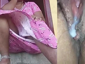 Sizzling Indian Step-mother Caught Red-handed: Sonny Licks Her Moist Labia While She Entices Him with Seductive Cunniling