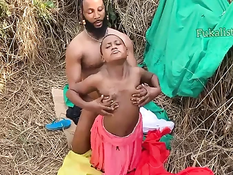 Satisfying allurement of an older black fellow by Adaku the Prophetess