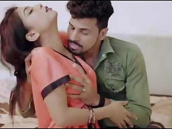 Indian college girl gets wild with boyfriend in uncensored homemade intercourse gauze