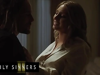 Tyler Nixon together with Kayley Gunner use their chunky knockers & humid twats to lure their stepson-in-law's jizz-shotgun