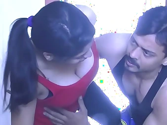 Observe Bhabhi unequalled clubby get ultra-kinky anent herself