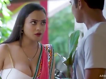 Hot Indian Bhabhi Devar hooks up with a sex-crazed exotic for a bad fuck-fest