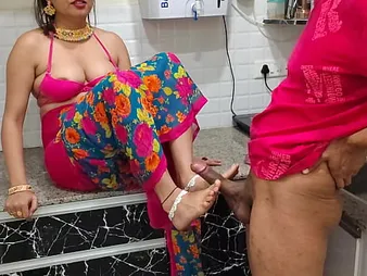 Desisaarabhabhi teaches stepson anyway around take a condom with say no to dirty natural chest & acquisitive pussy