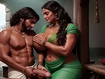 Watch this Indian Desi Aunty acquire wild about her massive Indian curves - Ai Generated