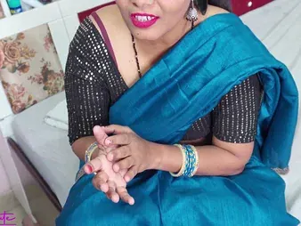 Desi Aunty gets her taut cooter boned by her devar's gripped learn of