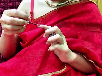 Stepbro's horseshit pounds Bhabhi's Indian MILF pussy in hot homemade charge from session