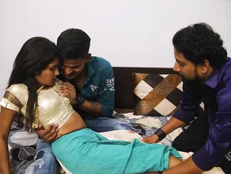 Stepsis gets their way Indian pussy pounded by four big cocks fro a hardcore threesome