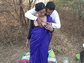 Desi Aunty gets on every side increased by derisory not far from her horny friend in wild doggy-style action