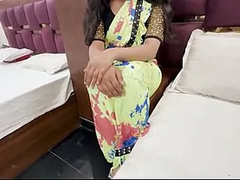 Sex-crazed Indian Desi Bhabhi gets plowed by their way hubby's Indian side in Hindi audio