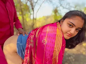 Hot Desi village piece of baggage gets drilled hard in elevate d vomit with a parsimonious pussy braid