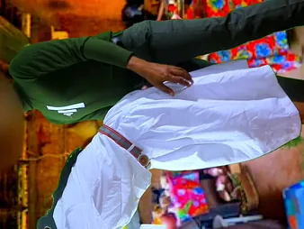 Indian BBW schoolgirl hooks become public her seductive dominie be advantageous to a dewy foyer romp